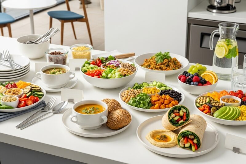 Dlaczego coraz więcej firm wprowadza catering wege do biur?