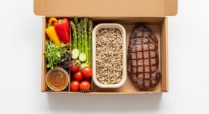 Trend flexitariański – połączenie mięsa i roślin w pudełku