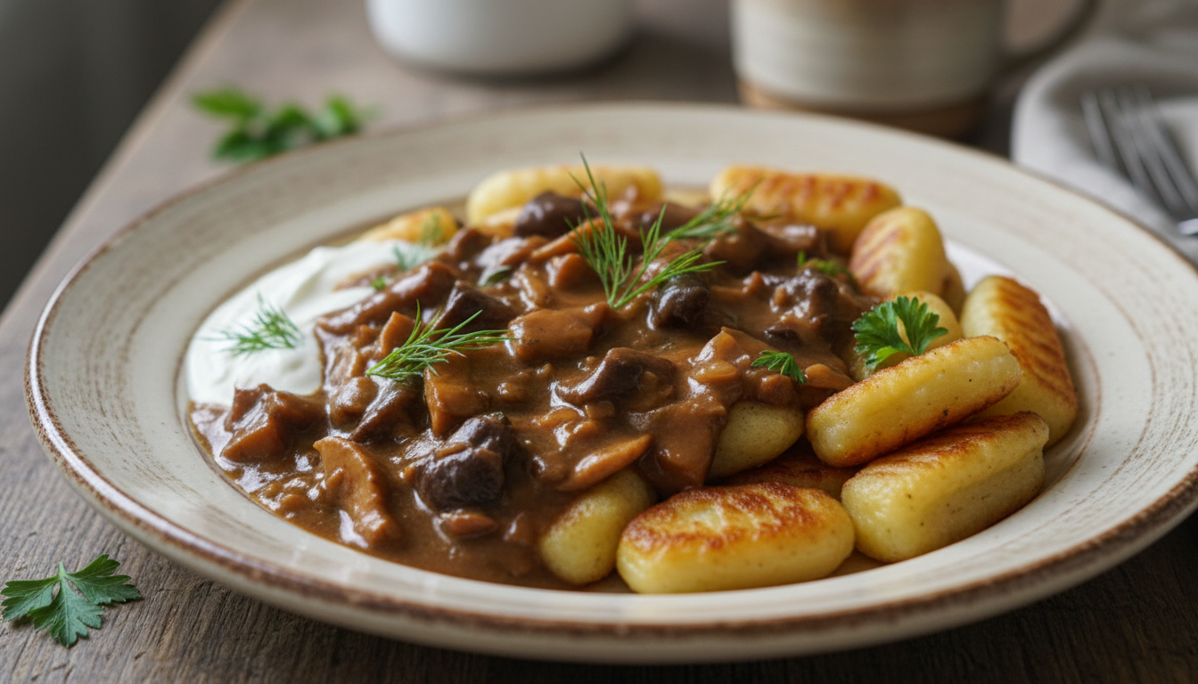 Aromatyczny sos grzybowy - sprawdzony przepis na aksamitny dodatek do każdego obiadu