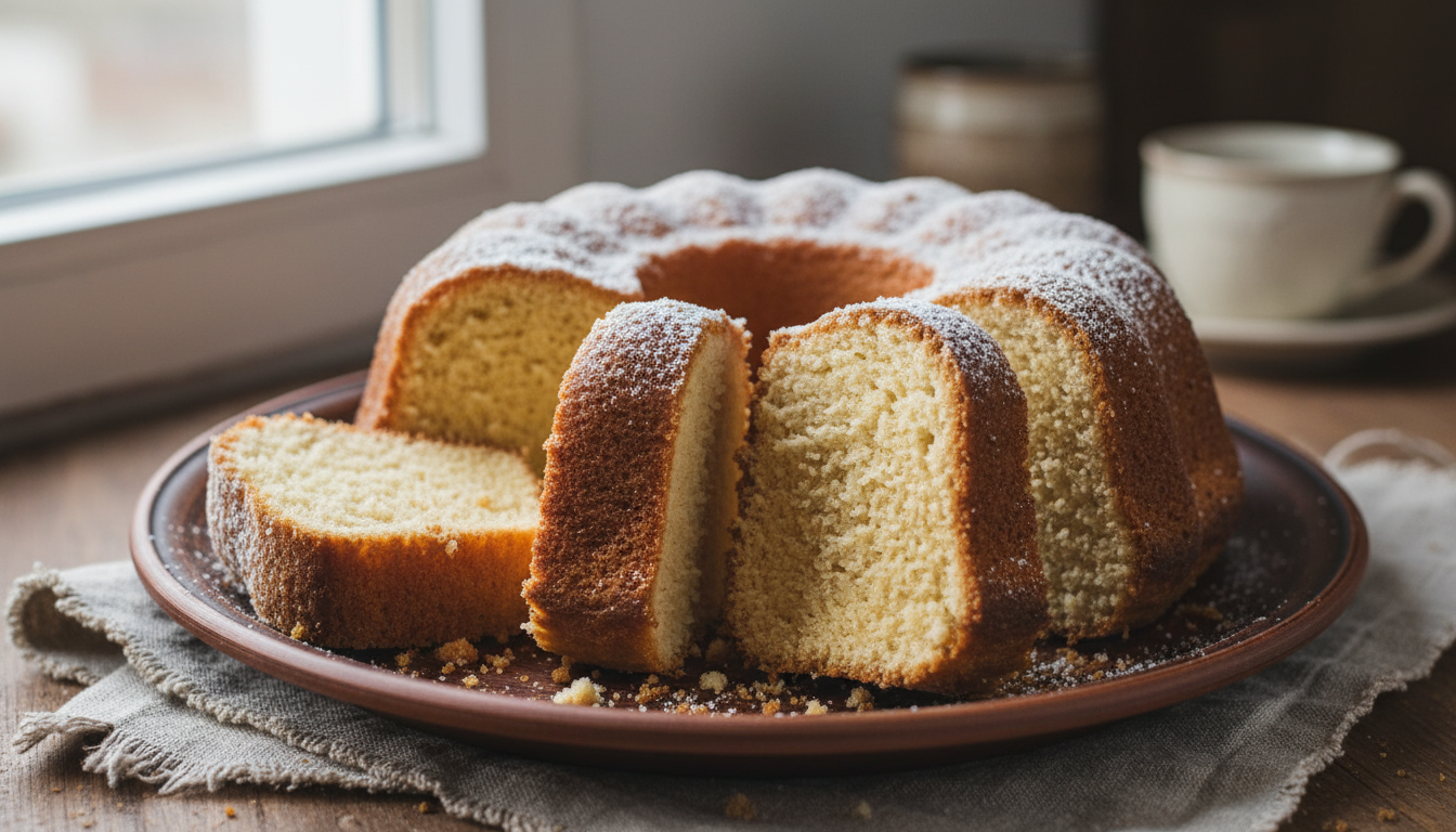 Babka piaskowa - tradycyjny przepis na puszyste ciasto jak u babci