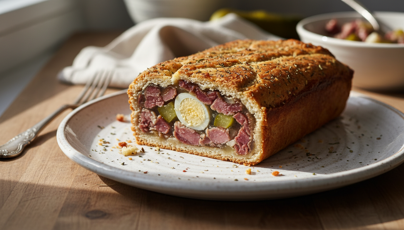 Ciasto salceson - przepis na obłędnie wilgotne ciasto z jabłkami i kakao