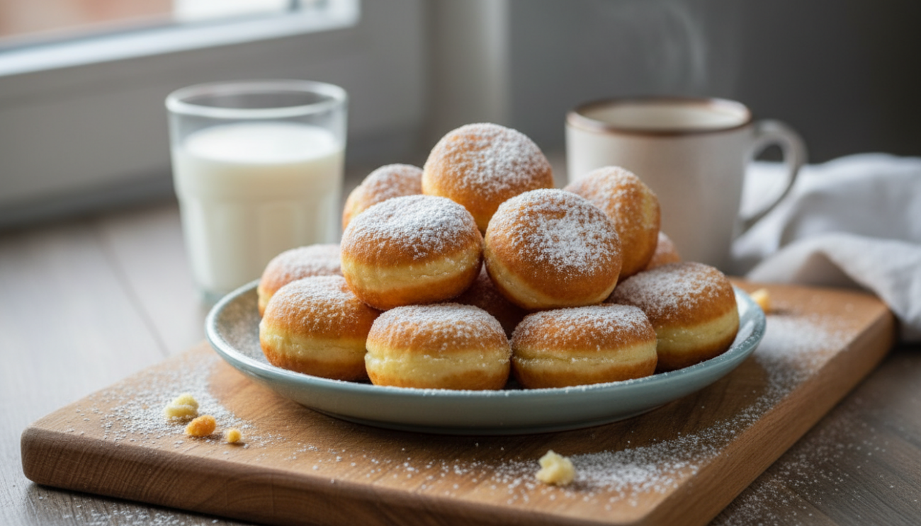Ekspresowe mini pączki serowe - przepis na puszyste kuleczki w 15 minut