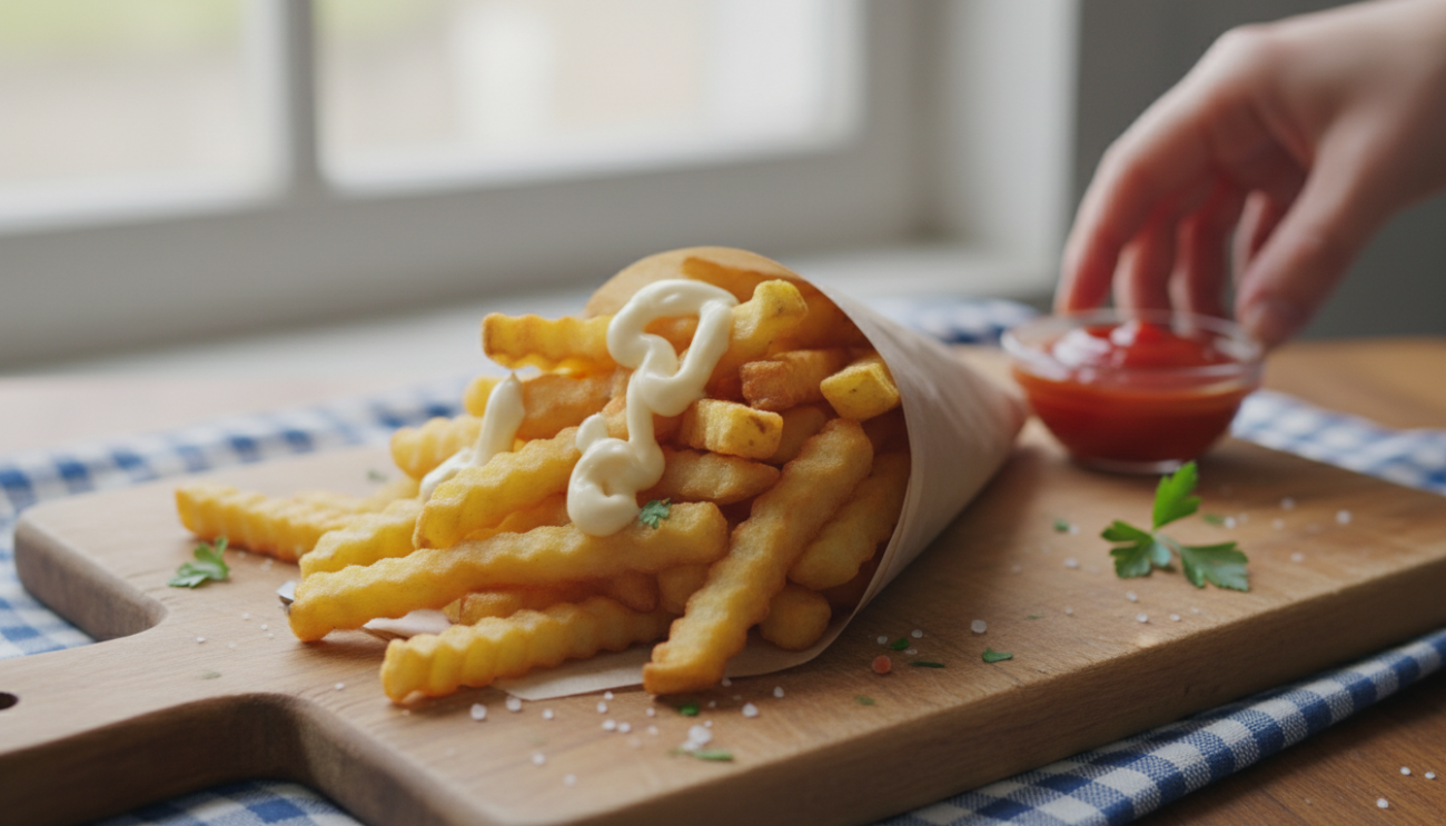 Frytki belgijskie przepis - odkryj sekret idealnie chrupiącej skórki