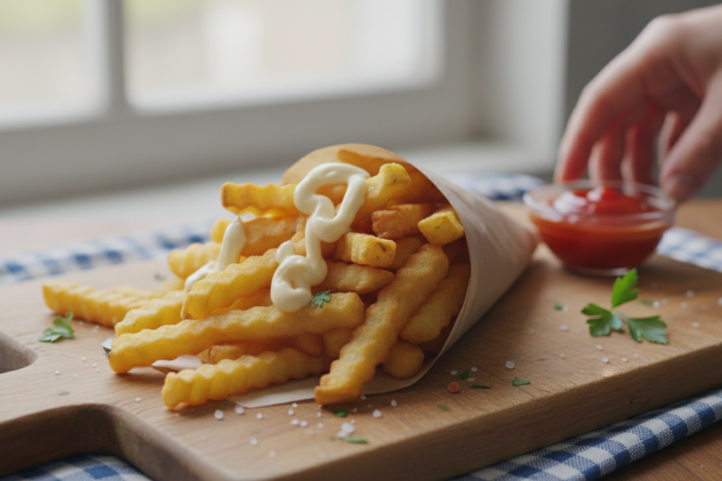 Frytki belgijskie przepis - odkryj sekret idealnie chrupiącej skórki