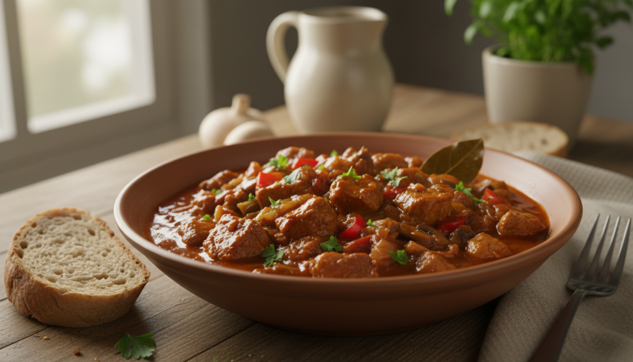 Gulasz z łopatki przepis - patent na mięso które rozpływa się w ustach