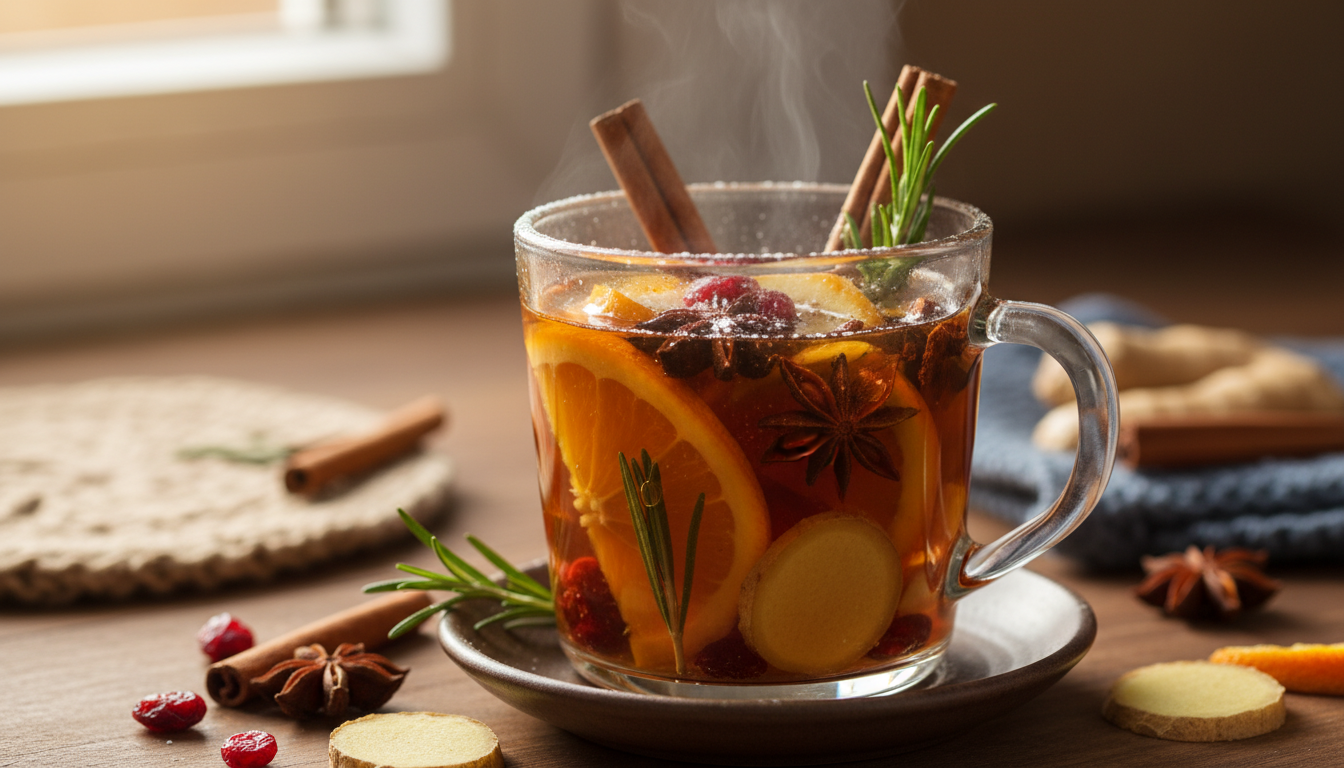 Herbata zimowa - przepis na aromatyczny napar który rozgrzeje cię w każdy mroźny wieczór