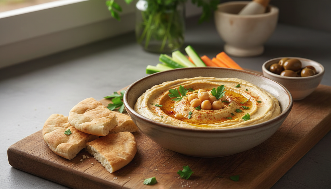 Hummus przepis - sekret idealnie aksamitnej i kremowej konsystencji