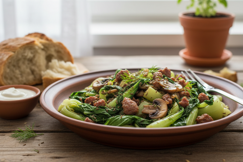 Kapusta pak choi - przepis na chrupiący dodatek w azjatyckim stylu