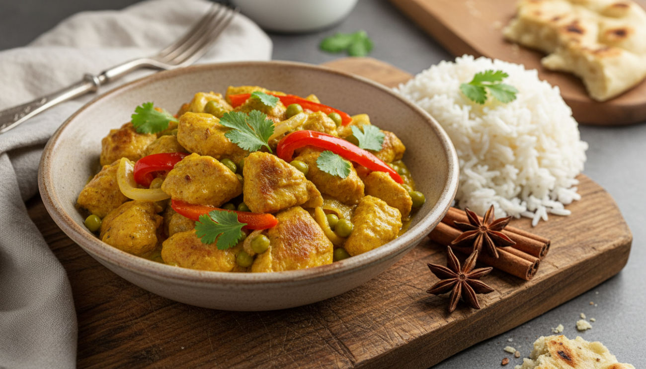 Kurczak w sosie curry - przepis na obłędnie aromatyczny i kremowy obiad dla każdego