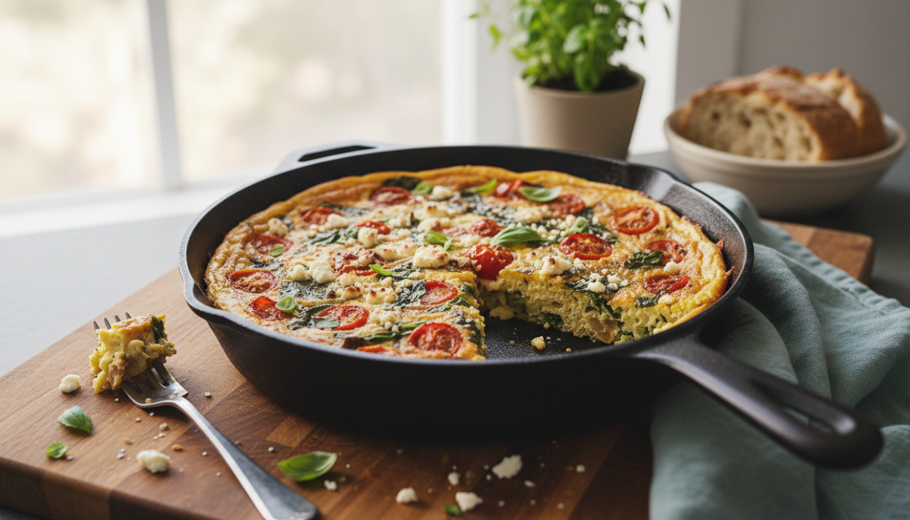 Najlepsza frittata przepis - poznaj prosty sposób na puszyste i szybkie śniadanie