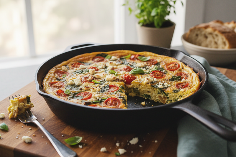 Najlepsza frittata przepis - poznaj prosty sposób na puszyste i szybkie śniadanie