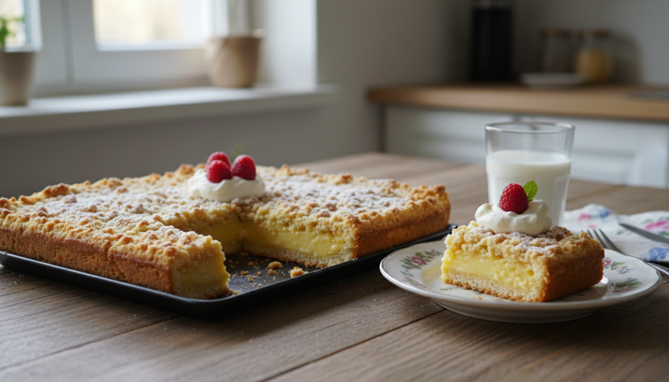 Najlepsze ciasto z budyniem - sprawdzony przepis na puszysty deser który rozpływa się w ustach
