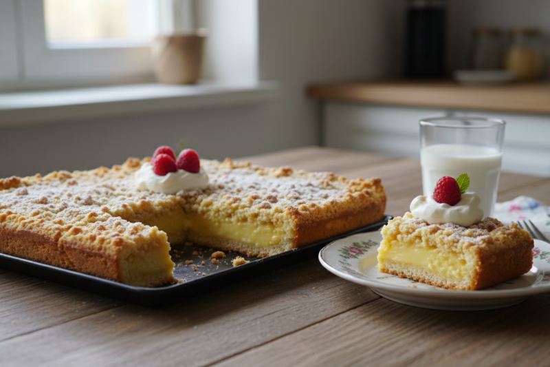 Najlepsze ciasto z budyniem - sprawdzony przepis na puszysty deser który rozpływa się w ustach