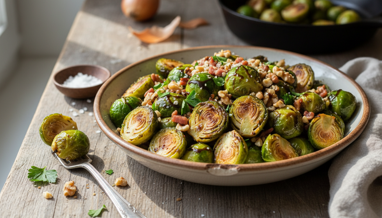 Najlepszy przepis na brukselkę - poznaj sekret chrupiącego smaku bez goryczy