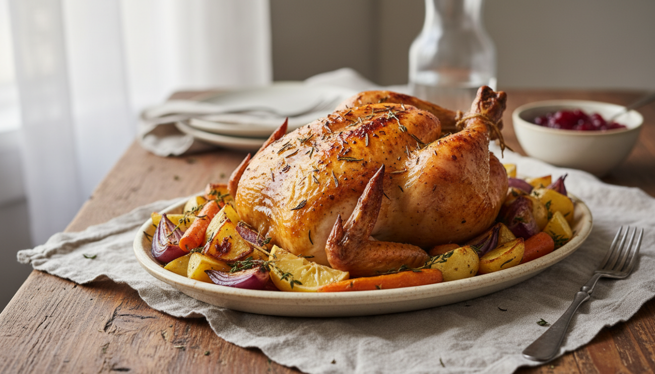Najlepszy przepis na kurczaka pieczonego - sekret obłędnie chrupiącej skórki i soczystego wnętrza