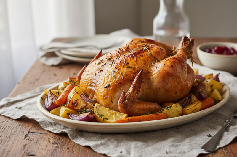Najlepszy przepis na kurczaka pieczonego – sekret obłędnie chrupiącej skórki i soczystego wnętrza