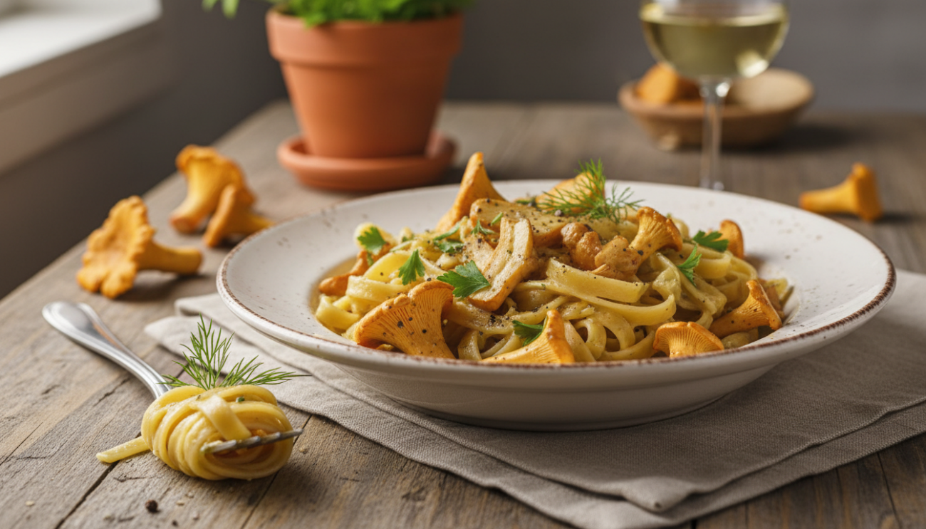 Najlepszy przepis na makaron z kurkami - poznaj sekret idealnie kremowego sosu