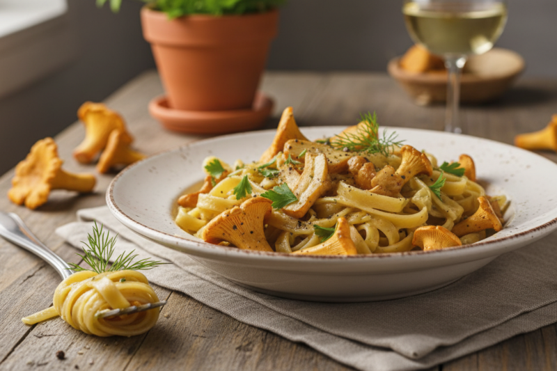 Najlepszy przepis na makaron z kurkami - poznaj sekret idealnie kremowego sosu