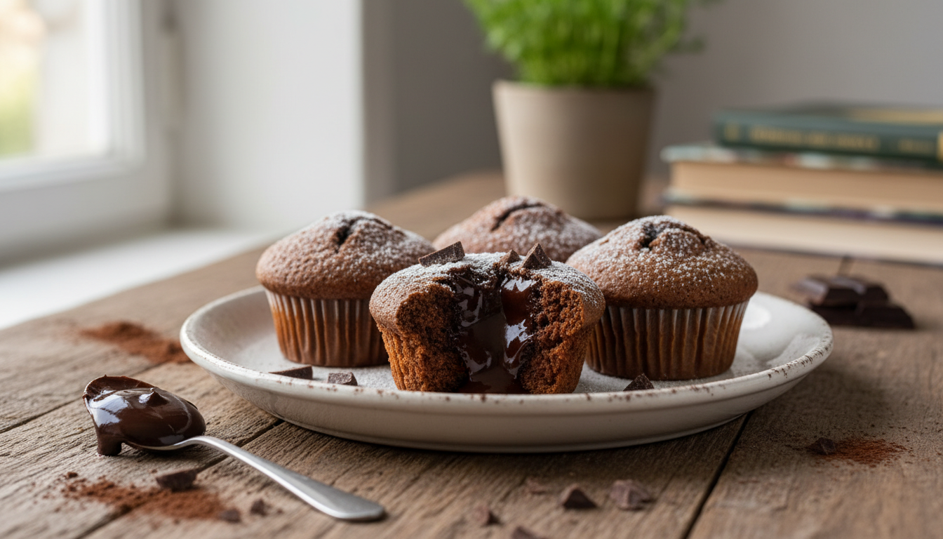 Najlepszy przepis na muffinki czekoladowe - sekret obłędnie wilgotnego i puszystego ciasta