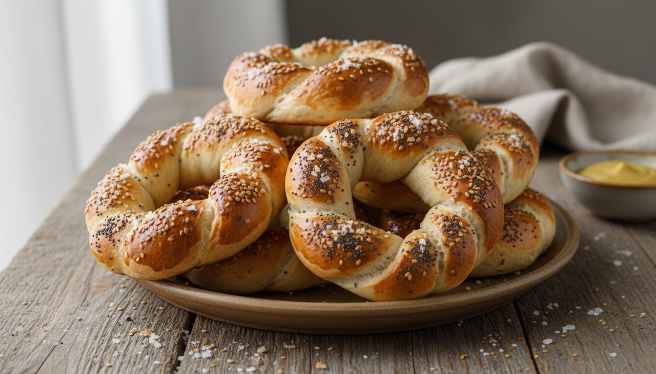 Obwarzanki krakowskie przepis - sekret idealnie chrupiącej skórki i puszystego wnętrza