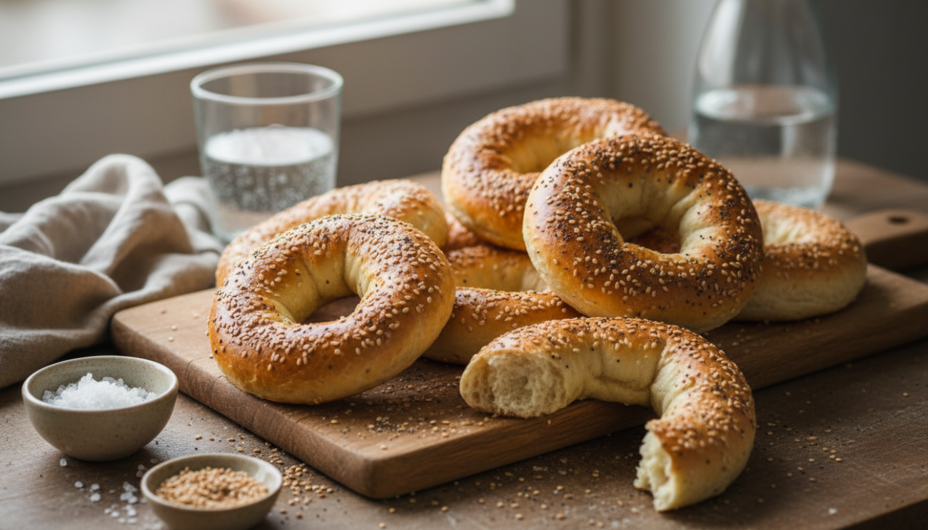 Obwarzanki krakowskie przepis - sekret idealnie chrupiącej skórki i puszystego wnętrza