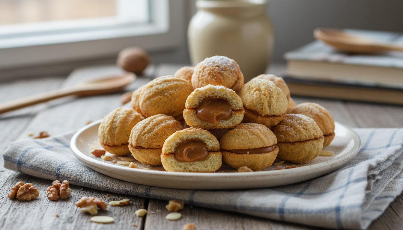 Orzeszki przepis - poznaj sekret idealnie kruchych ciasteczek z kremem