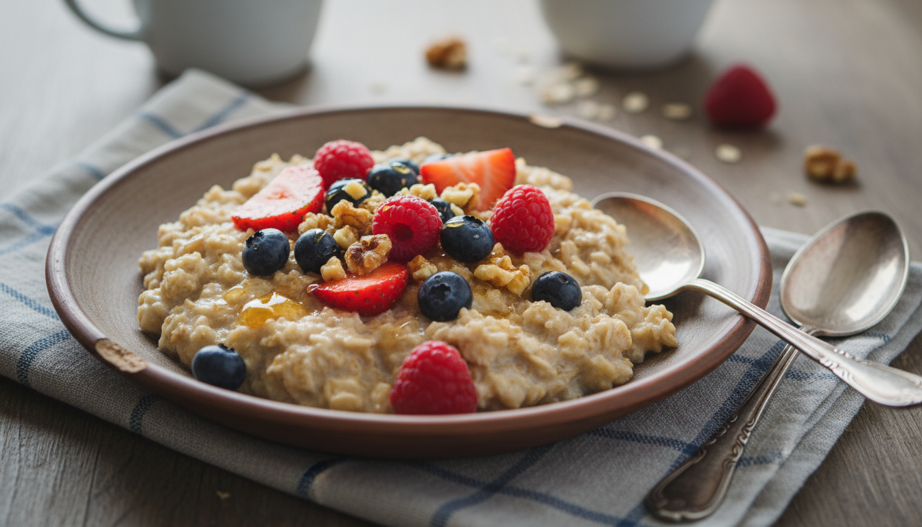 Owsianka idealna - prosty przepis na kremowe śniadanie pełne energii