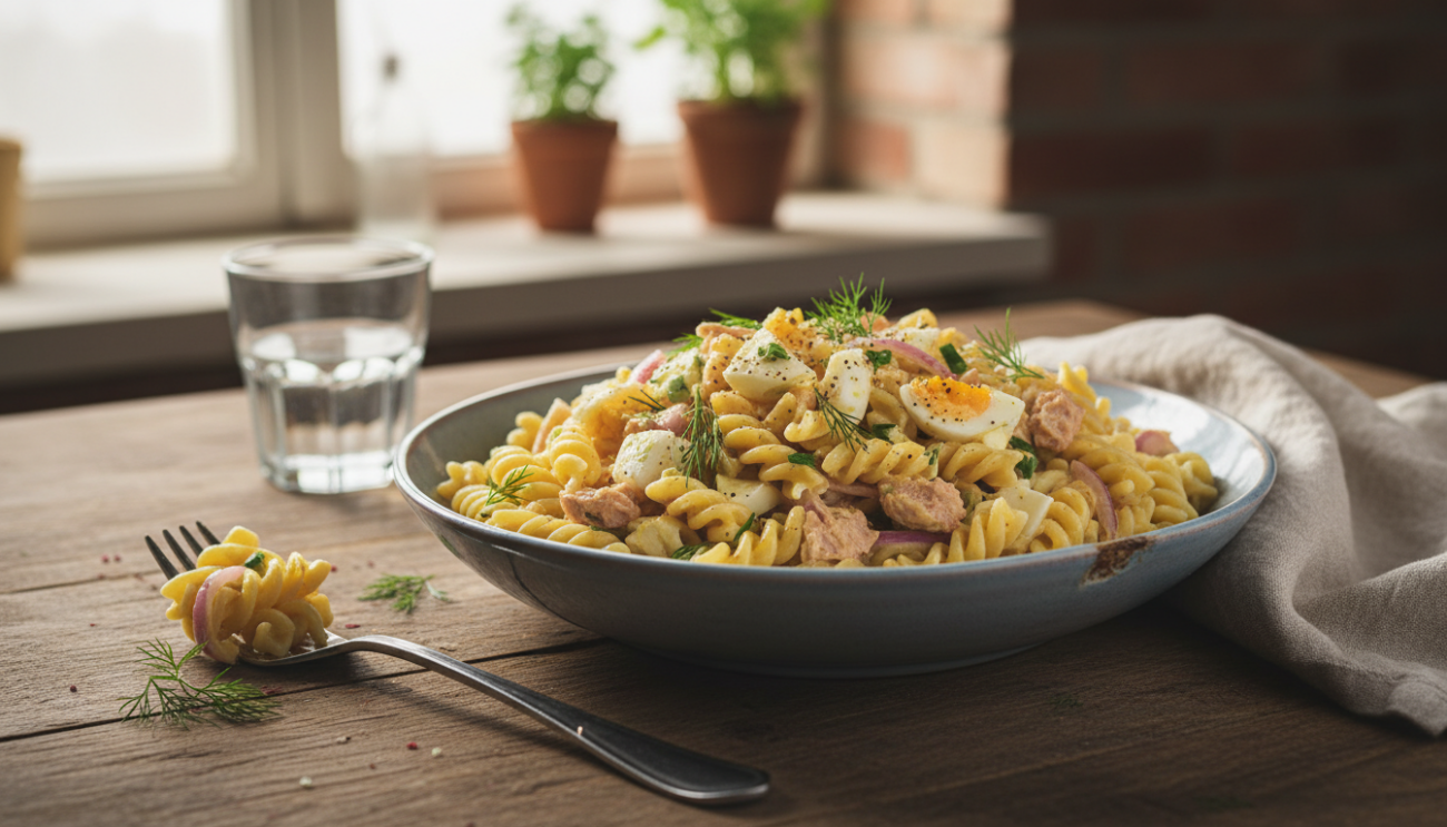Pasta jajeczna z tuńczykiem - przepis na obłędnie kremowy i szybki dodatek do kanapek