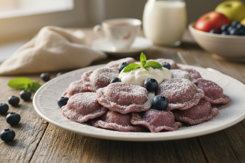 Pierogi z jagodami - sprawdzony przepis na obłędnie puszyste ciasto i soczyste owoce
