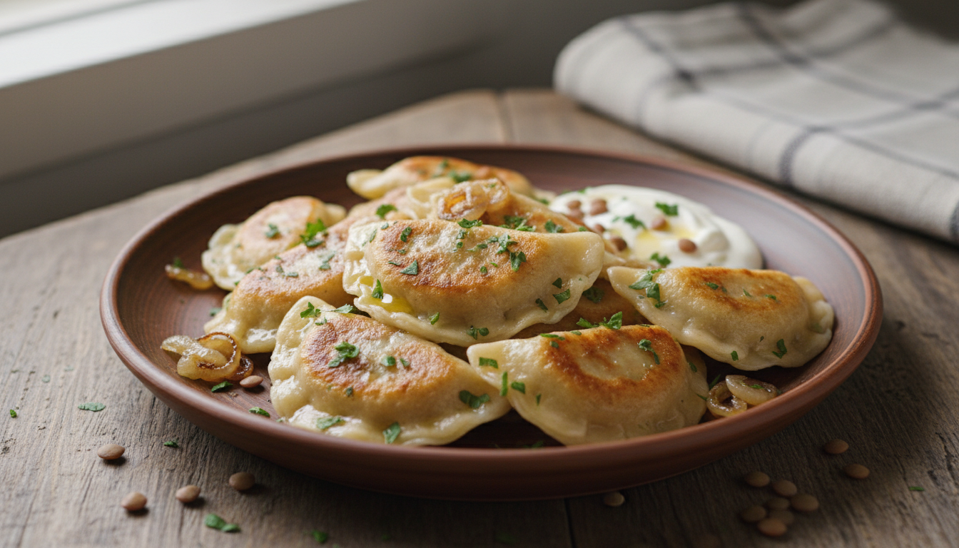 Pierogi z soczewicą przepis - sekret aksamitnego farszu i elastycznego ciasta
