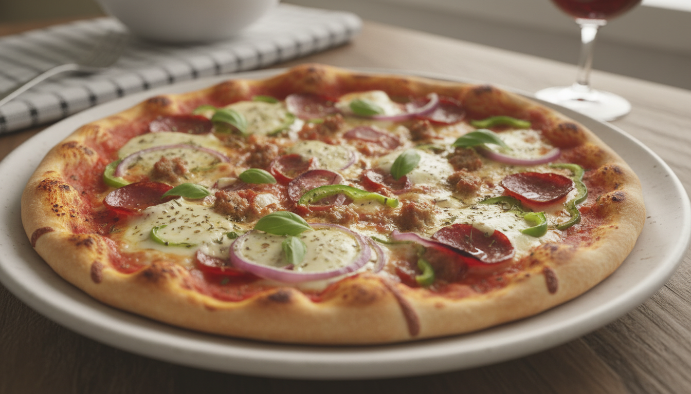 Pizza domowa - najlepszy przepis na chrupiące ciasto jak z pizzerii