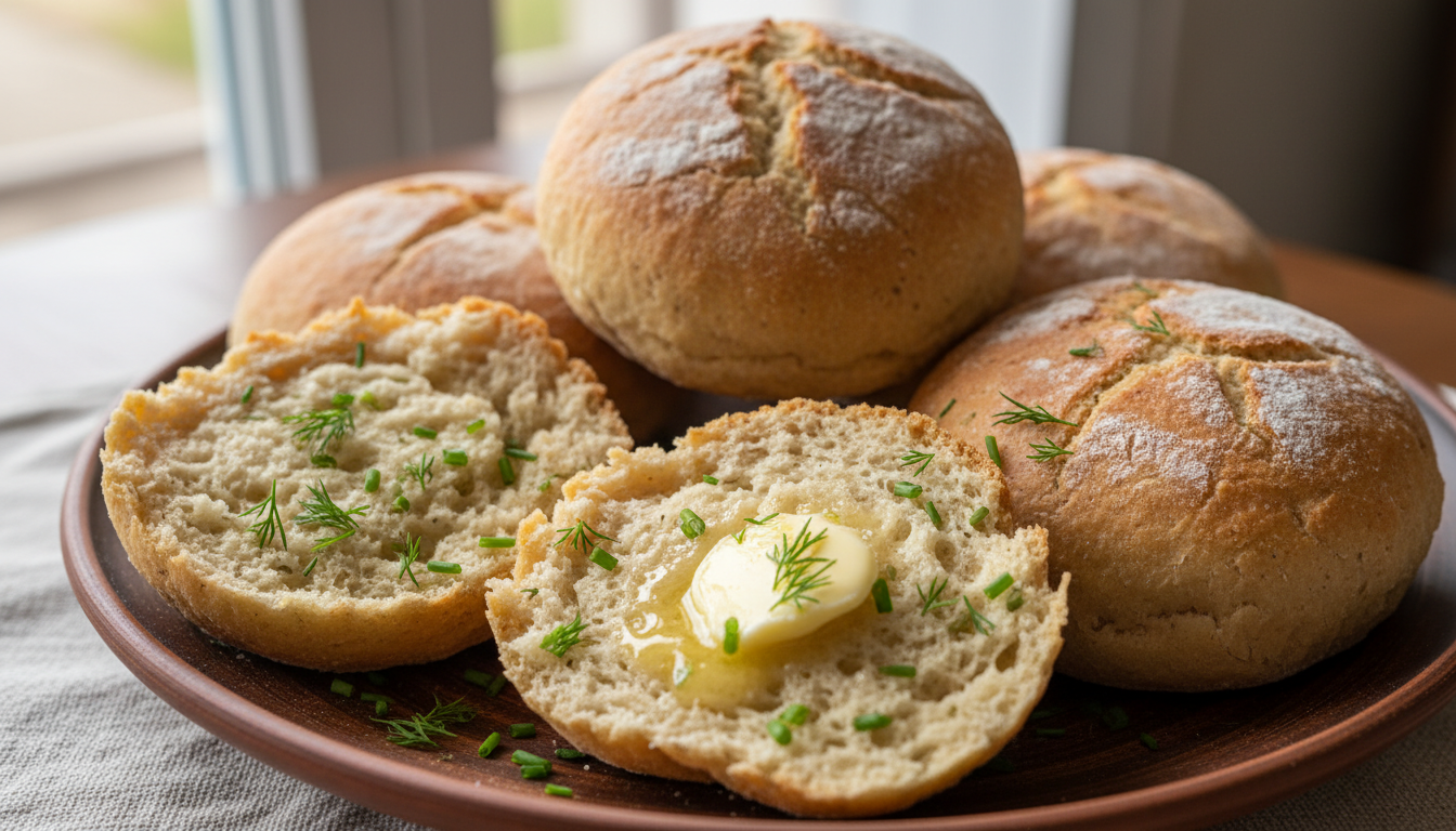 Proziaki - najlepszy przepis na puszyste bułeczki z patelni