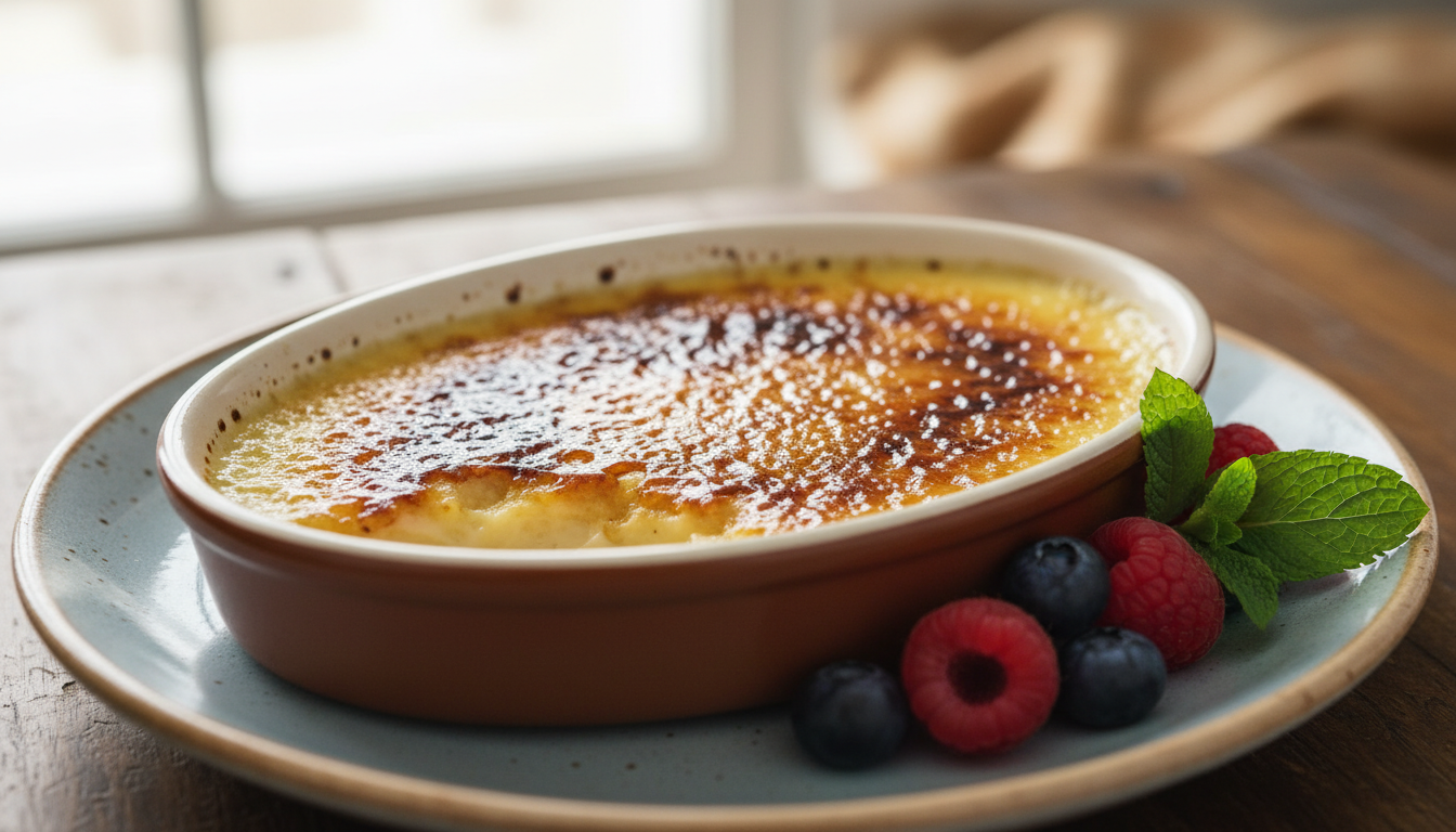 Przepis na creme brulee - aksamitny klasyk z idealnie chrupiącą skorupką