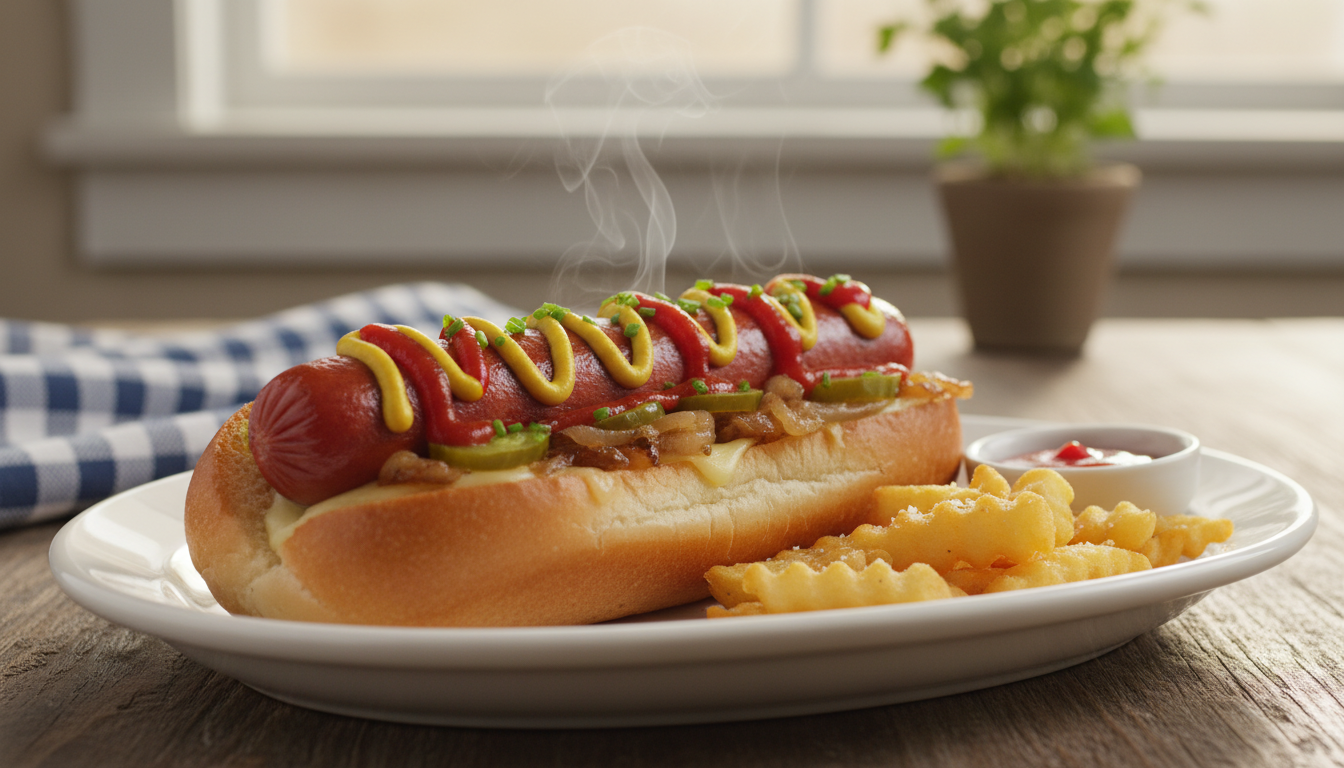 Przepis na hot dogi - sekret idealnie chrupiącej bułki i najlepszych domowych dodatków