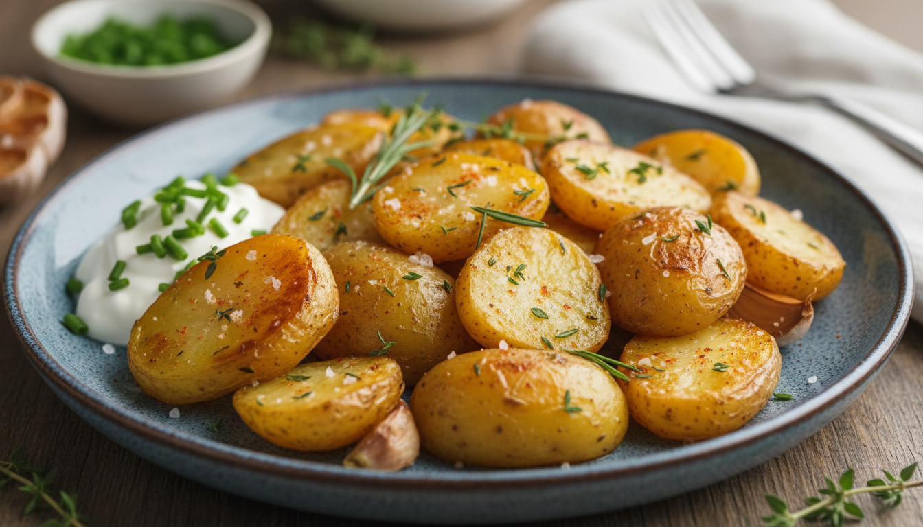 Przepis na pieczone ziemniaki - prosty trik na idealnie chrupiącą skórkę