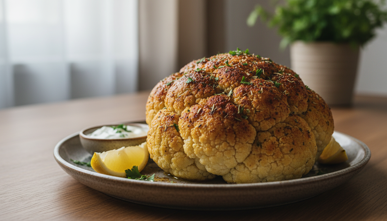 Przepis na pieczony kalafior - odkryj sekret chrupiącej i złocistej przekąski
