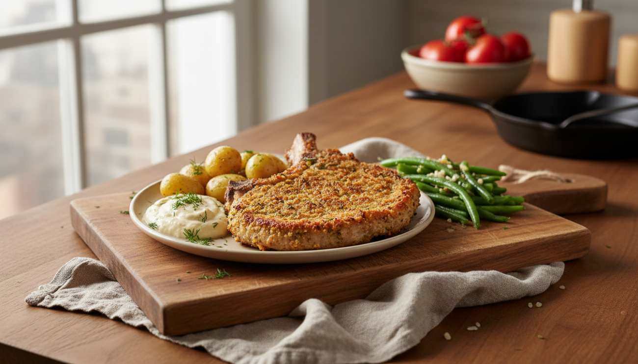 Przepis na schab z kością - sprawdzony sposób na soczyste kotlety jak u mamy