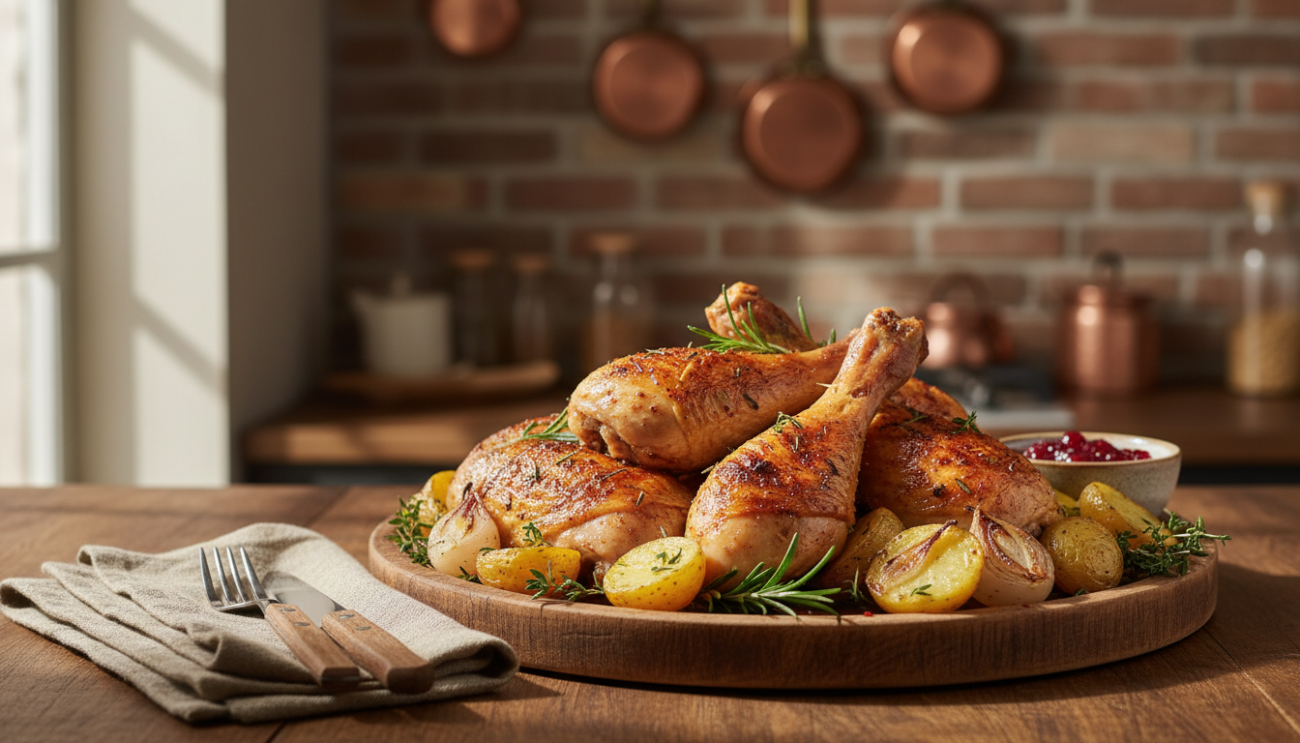 Przepis na soczyste udka z kurczaka - sekret idealnie chrupiącej skórki