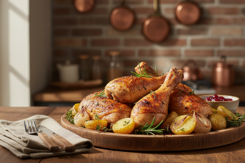 Przepis na soczyste udka z kurczaka – sekret idealnie chrupiącej skórki