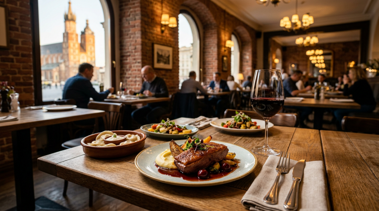 Ranking najlepszych restauracji Kraków 2026 - gdzie zjeść najsmaczniej?