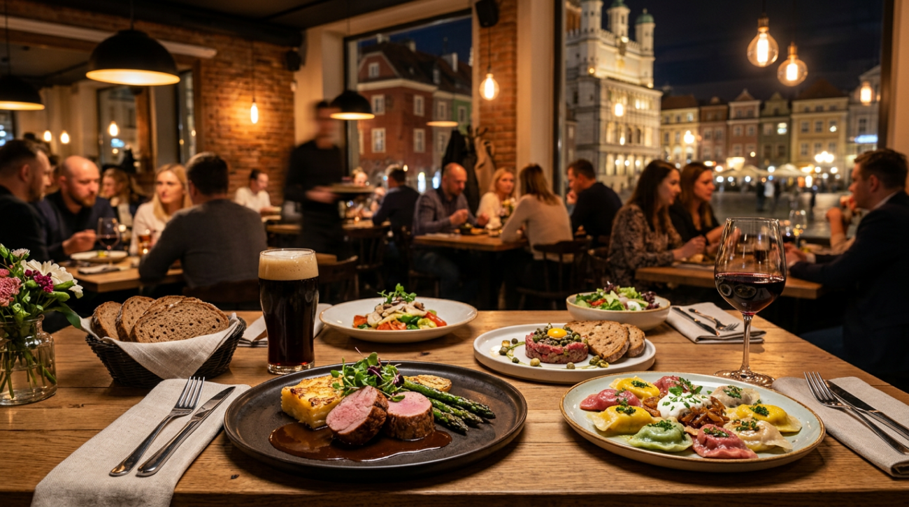 Ranking restauracji Poznań 2026 - Gdzie warto zjeść? Kulinarne perełki miasta