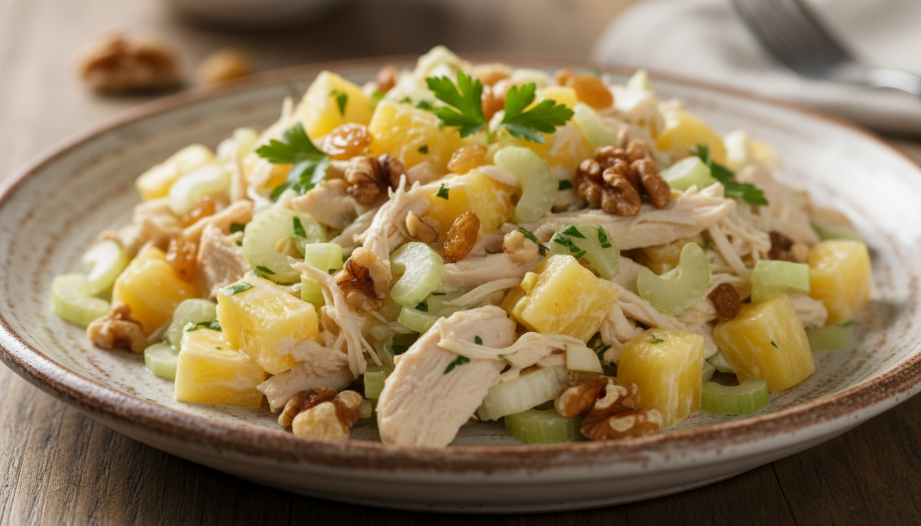 Sałatka z ananasem - sprawdzony przepis na słodko-słony hit imprezy