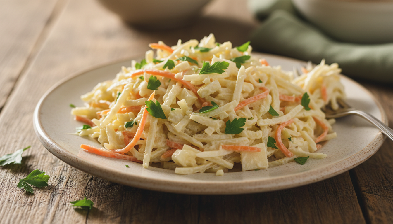 Sałatka z selera naciowego - przepis na chrupiący hit każdej imprezy