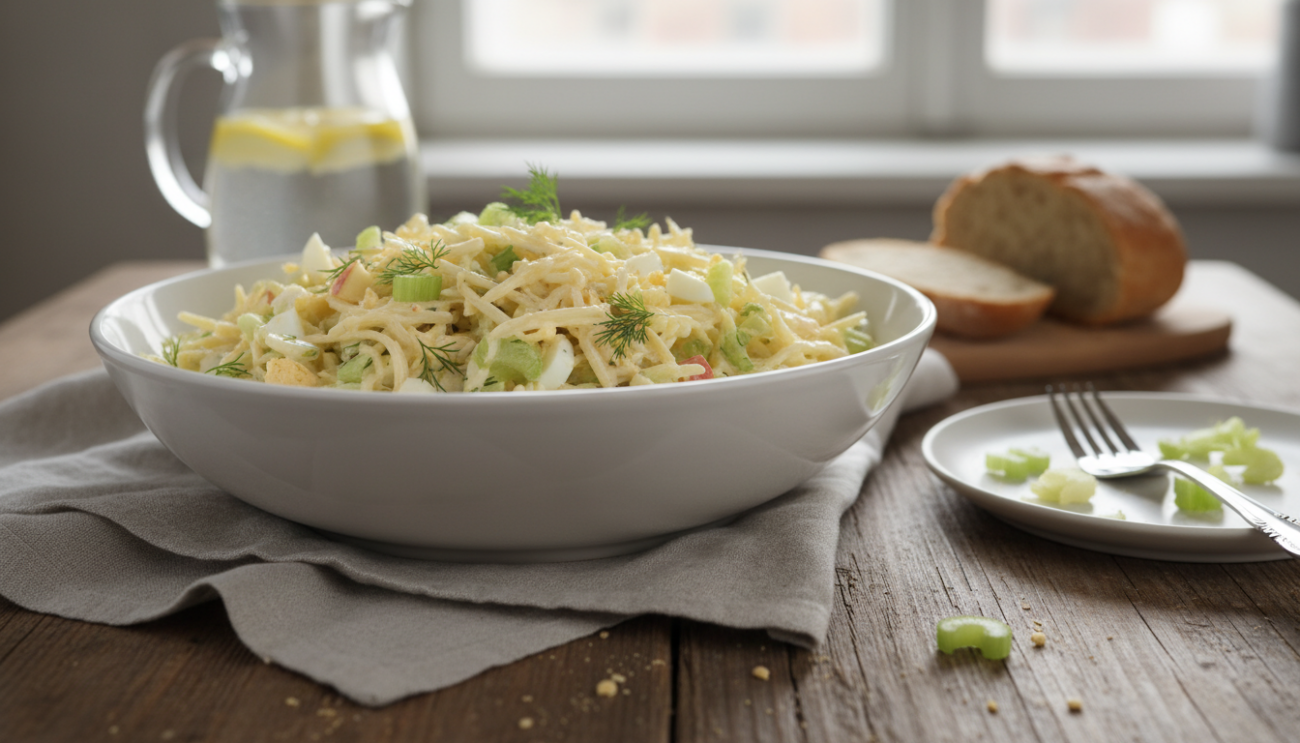 Sałatka z selera naciowego - przepis na chrupiący hit każdej imprezy