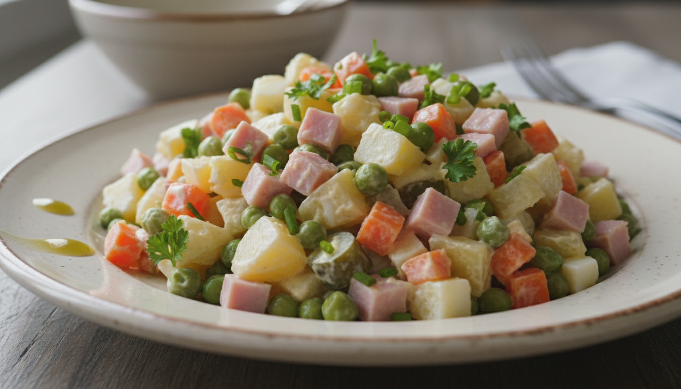 Sałatka z szynką - szybki przepis na hit który błyskawicznie znika ze stołu