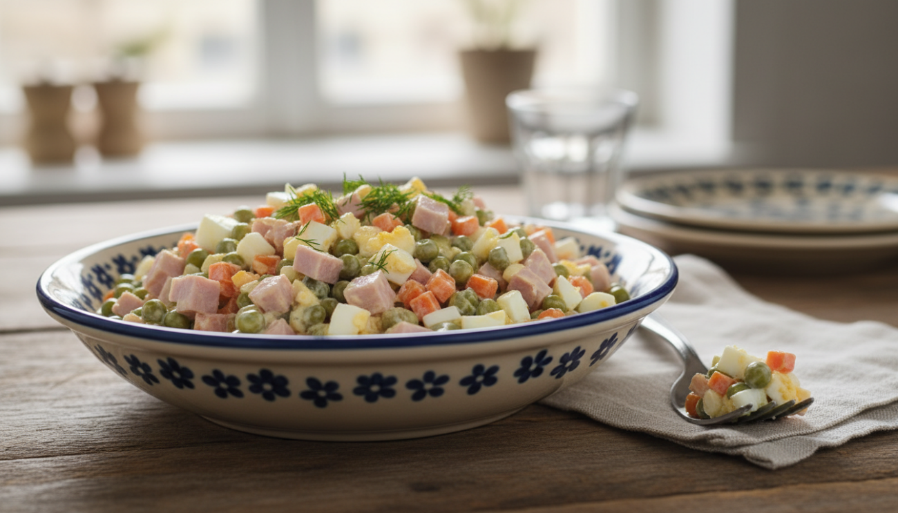 Sałatka z szynką - szybki przepis na hit który błyskawicznie znika ze stołu