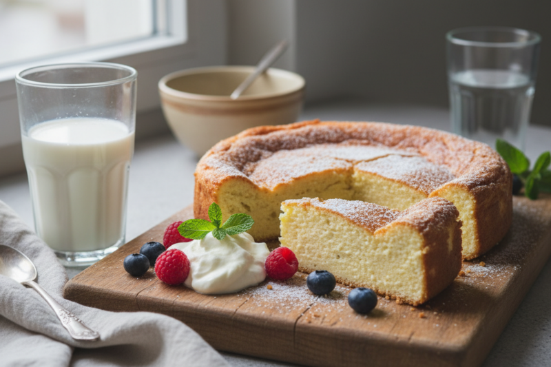 Sernik z mlekiem skondensowanym przepis - aksamitny deser który rozpływa się w ustach