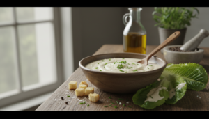 Sos cezar – przepis na idealnie kremowy dressing jak z restauracji