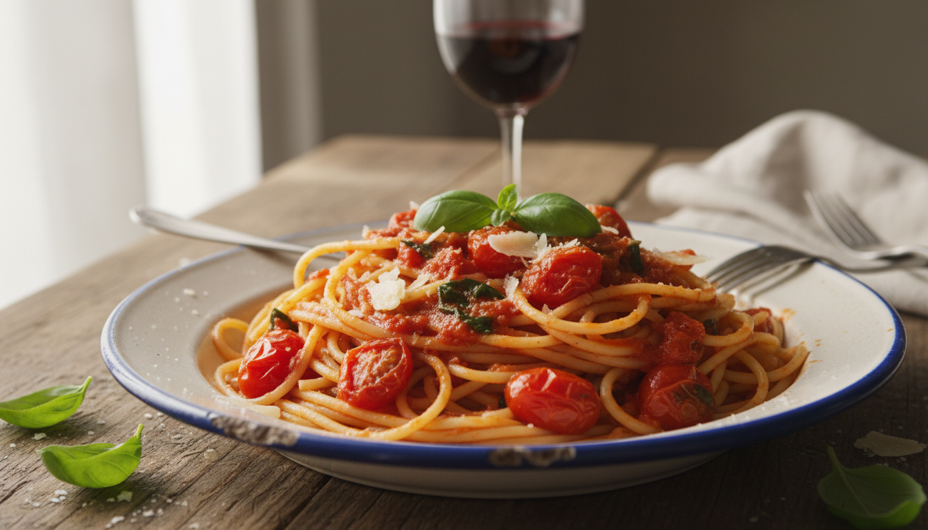 Spaghetti Napoli przepis - włoska klasyka gotowa w 15 minut