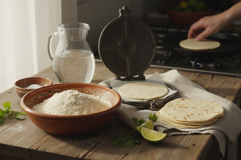 Tortilla przepis – domowy sposób na miękkie i elastyczne placki